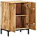 Credenza 53x35x72 Cm In Legno Massello Di Mango - Foto miniatura 3