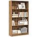 Libreria Rovere Artigianale 80x24x143 Cm In Legno Multistrato - Foto miniatura 1