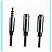 Adattatore Splitter Per Cuffie E Microfono Cb01 Cavo Audio   Modello 1 - Foto miniatura 2