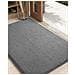 Tappeto Antiscivolo E Assorbente Grigio 80x120 Cm Per Ingresso Elegante - Foto miniatura 1