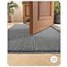 Tappeto Antiscivolo E Assorbente Grigio 80x120 Cm Per Ingresso Elegante - Foto miniatura 5