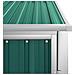 Lusso Casadino -  Capanno Per Attrezzi Verde 88x89x161 Cm In Acciaio Zincato - Foto miniatura 5