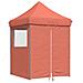 Tendone per Feste Pieghevole Pop-Up con 4 Pareti Terracotta - Foto miniatura 1