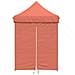 Tendone per Feste Pieghevole Pop-Up con 4 Pareti Terracotta - Foto miniatura 3