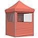 Tendone per Feste Pieghevole Pop-Up con 4 Pareti Terracotta - Foto miniatura 5