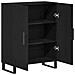 Credenza Nero Rovere 69,5x34x90 cm Legno ingegnerizzato - Foto miniatura 5