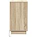 Comodino con LED Rovere Sonama 39x34,5x65 cm Legno ingegnerizzato - Foto miniatura 7