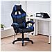 Sedia Gaming Da Scrivania Blu E Nera Con Led Rgb Altezza Regolabile 106-116cm - Foto miniatura 6