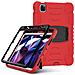 Custodia Per Ipad Pro 3/2/1 11” Con Supporto E Alloggiamento Per Stilo Rosso - Foto miniatura 3