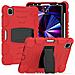 Custodia Per Ipad Pro 3/2/1 11” Con Supporto E Alloggiamento Per Stilo Rosso - Foto miniatura 1