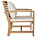 Sedie da giardino 2 pcs Naturale 60 x 65 x 76.5 cm - Foto miniatura 7