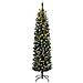 Albero di Natale Artificiale Sottile con 150 LED 150 cm - Foto miniatura 3
