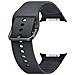 Bracciale Per Galaxy Watch 115mm S/m 20mm Edizione Sport In Silicone, Grigio Antracite - Foto miniatura 1