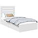 Letto con Contenitore Bianco 75 x 190 cm Legno multistrato - Foto miniatura 1