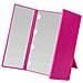 Specchio Per Trucco Tri-fold Con Led - Specchio Portatile Da Tavolo Rose Red - Foto miniatura 2