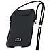 Pochette Xl A Tracolla Per Telefono Iconic Petit Piqué In Pvc, Nero - Foto miniatura 1