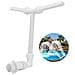 Fontana Per Piscina A Doppio Ugello: Spruzzatore A Cascata Regolabile Per Piscine Fuori Terra E Interrate - Foto miniatura 3