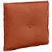 Cuscino per Schiena Rosso Arancio 50 x 45 cm Tessuto in Cords - Foto miniatura 1