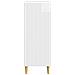 Credenza Bianco Lucido 33 x 34,5 x 90 cm Legno ingegnerizzato - Foto miniatura 4