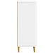 Credenza Bianco Lucido 33 x 34,5 x 90 cm Legno ingegnerizzato - Foto miniatura 5