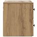 Mobiletto da notte a muro con cassetto 2 pcs Rovere Artigianale - Foto miniatura 6