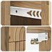 Mobiletto da notte a muro con cassetto 2 pcs Rovere Artigianale - Foto miniatura 8