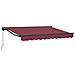 Tenda retrattile manuale Borgogna 3,5 x 2 m - Foto miniatura 1