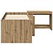 Letto alto per bambini con scrivania 2 pz Rovere Artigianale - Foto miniatura 4