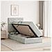 Letto con contenitore e materasso Grigio Chiaro 100 x 200 cm - Foto miniatura 2