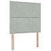 Letto con contenitore e materasso Grigio Chiaro 100 x 200 cm - Foto miniatura 4