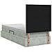 Letto con contenitore e materasso Grigio Chiaro 100 x 200 cm - Foto miniatura 9