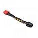 AK-CB052, 6-pin PCIe, 8-pin PCIe2.0, 0,1m - Foto miniatura 1