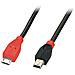 Cavo USB Micro-B a Mini-B OTG, 0.5m - Foto miniatura 2