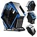 Case GALAXY Gaming E-ATX Colore Nero / Blu / Acciaio Inox - Foto miniatura 1