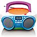 SCD-41 - Radio portatile con CD, MP3, USB, AUX-In, multicolore - Foto miniatura 2