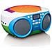 SCD-41 - Radio portatile con CD, MP3, USB, AUX-In, multicolore - Foto miniatura 3