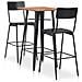 Set Da Bar 3 Pz In Acciaio Nero - Foto miniatura 1