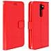 Custodia Xiaomi Redmi Note 8 Pro Portafoglio Supporto Video Cover Rosso - Foto miniatura 1