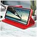 Custodia Xiaomi Redmi Note 8 Pro Portafoglio Supporto Video Cover Rosso - Foto miniatura 3