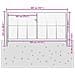 Cancello Per Giardino In Acciaio Zincato 415x225 Cm Argento - Foto miniatura 2