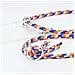 Catena Di Telefoni Cellulari Compatibile Con Samsung Galaxy S7 In Arancio Blu Bianco - Coperchio Protettivo In Silicone Con Anelli D'argento, Cinturino In Corda E Custodia Staccabile - Foto miniatura 2