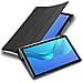 Custodia Per Tablet Compatibile Con Huawei Mediapad M5 Lite 10 (10.1"" Zoll) In Nero Satin - Coperchio Protettiva Ultra Sottile Con Funzione Auto Wake Up E Stand - Foto miniatura 1