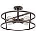 Quoizel Qz / newharbor / sf - Lampadario Da Soffitto, In Bronzo, 45,7 X 45,7 X 26,7 Cm - Foto miniatura 7