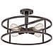 Quoizel Qz / newharbor / sf - Lampadario Da Soffitto, In Bronzo, 45,7 X 45,7 X 26,7 Cm - Foto miniatura 8