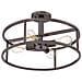 Quoizel Qz / newharbor / sf - Lampadario Da Soffitto, In Bronzo, 45,7 X 45,7 X 26,7 Cm - Foto miniatura 9