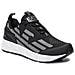 Sneaker Running Training Mesh Rubber Nero / Silver Unisex Us20ea06 - Foto miniatura 1