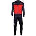 Visa Tuta Rosso Fashion Athletic Cotone Comfort Cappuccio Rosso Xxl - Foto miniatura 1