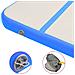 Tappetino Ginnastica Gonfiabile Con Pompa 700x100x20cm Pvc Blu - Foto miniatura 7