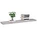 Scaffali A Parete 2 Pz Grigio Cemento 120x23,5x3,8 Cm In Mdf - Foto miniatura 3