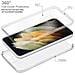 Custodia Compatibile Con Samsung Galaxy S21 Ultra In Transparente - 360° Full Body Copertura Protettiva - Protezione Anteriore E Posteriore, Protezione A Tutto Tondo Con Protezione Del Display - Foto miniatura 3